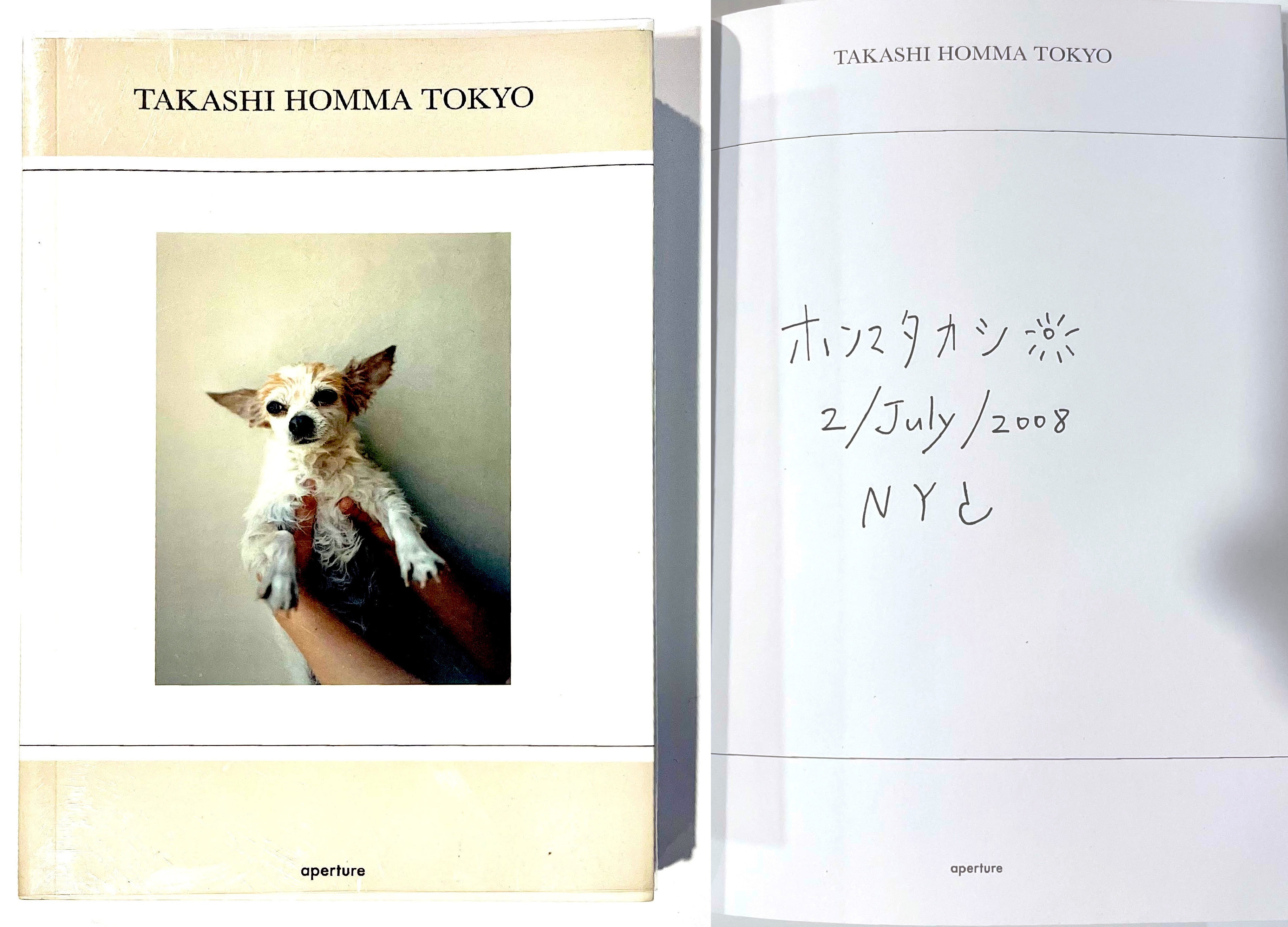 Takashi Homma Tokyo hand signed, inscribed and dated by Takashi