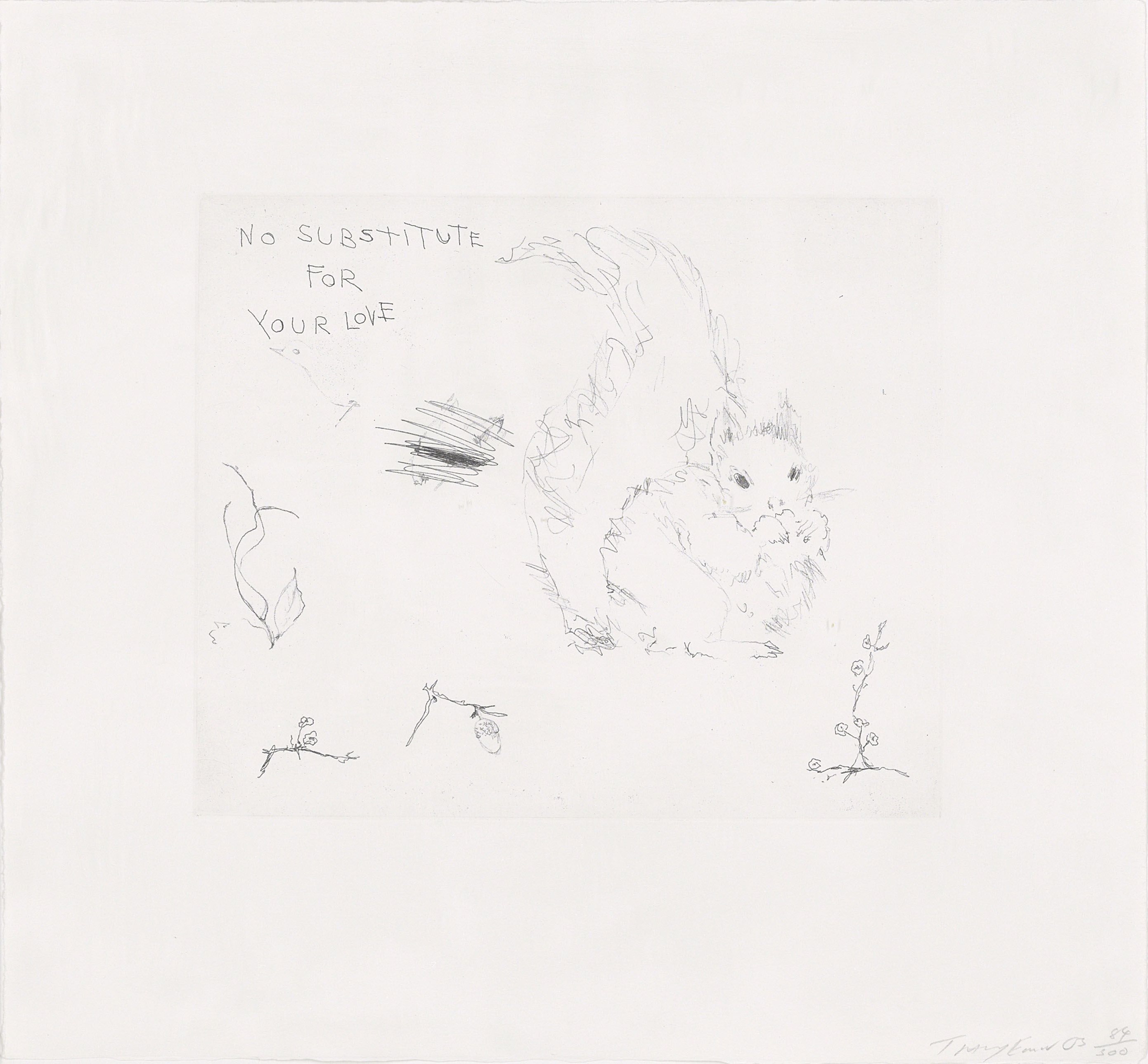 Tracey Emin、NO SUBSTITURE FOR YOUR LOVE No Substitute For Your Love by Tracey Emin on artnet