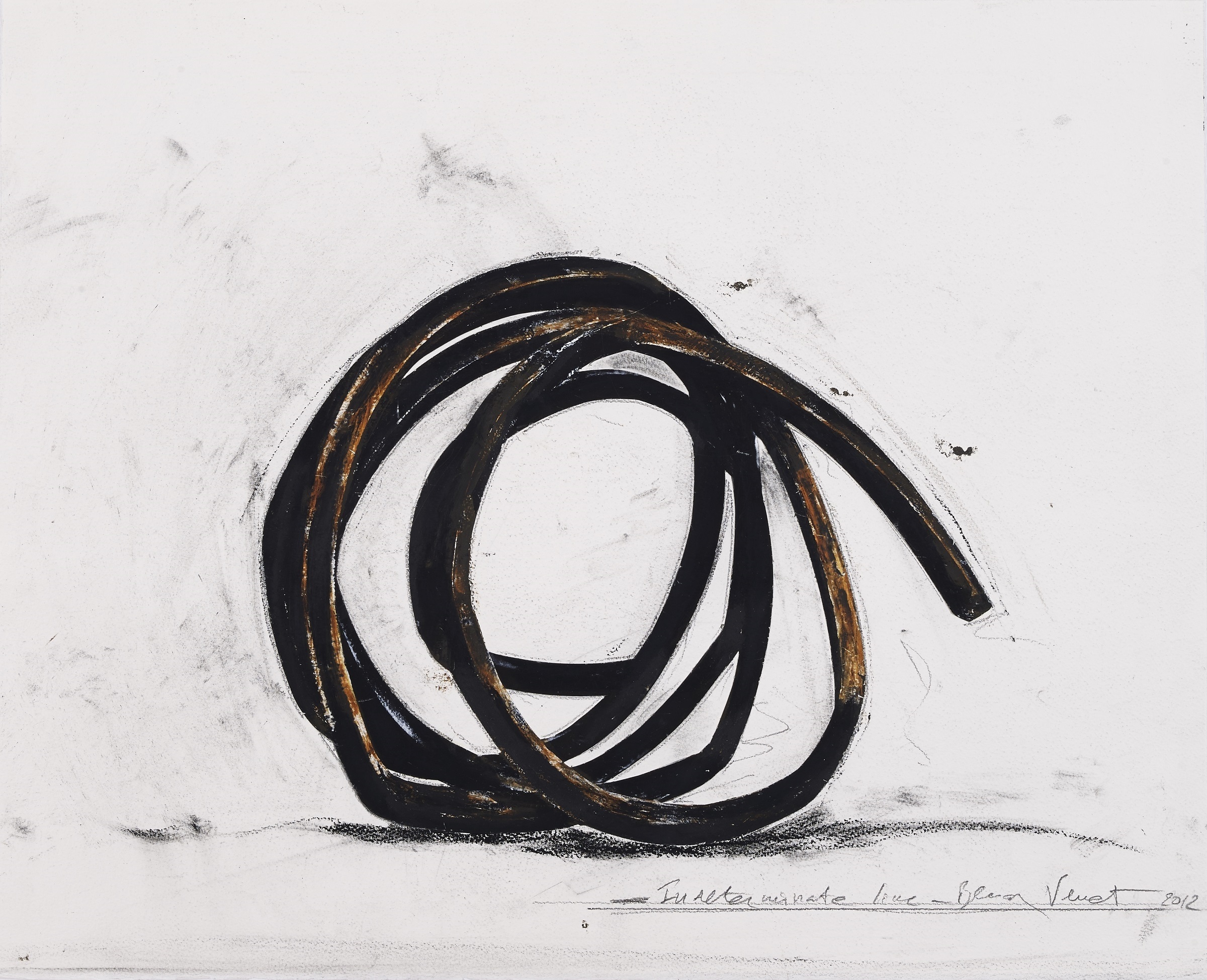 Two Indeterminate Lines by Bernar Venet on artnet