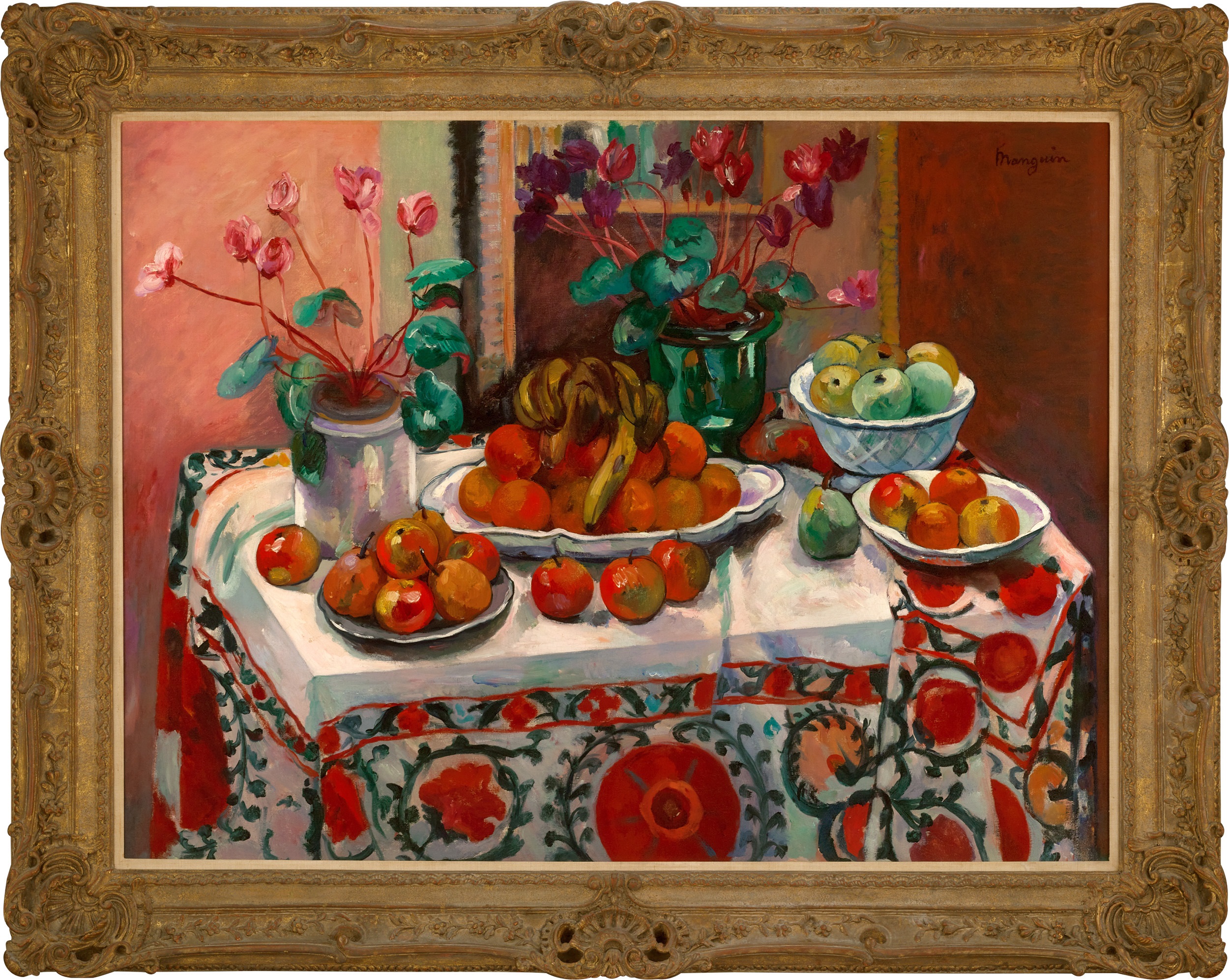 Nature morte aux cyclamens by Henri Charles Manguin on artnet