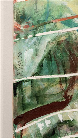 Above the Beach - colourful, animal, indigenous, figurative, acrylic on ...