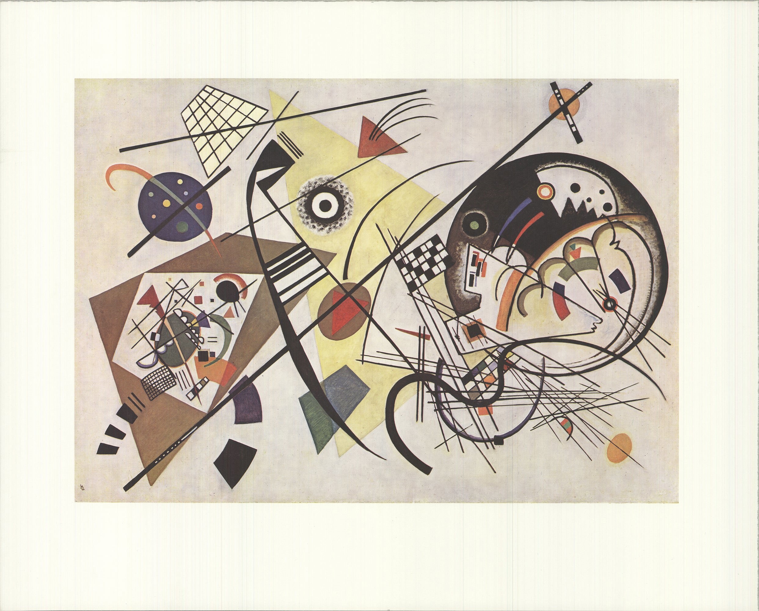 Wassily Kandinsky、AUS DER TIEFE In the Bright Oval - Kandinsky, Wassily. Museo Nacional