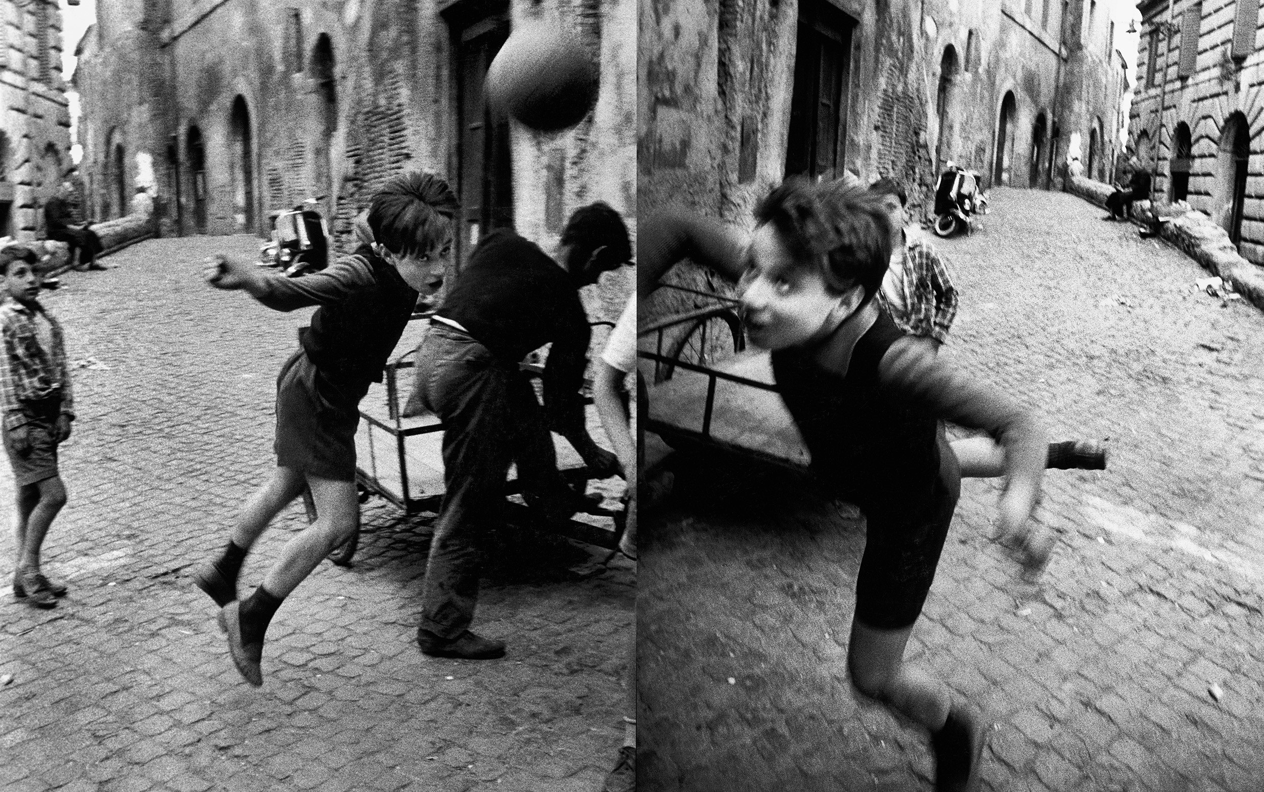 Street football, Rome by William Klein on artnet