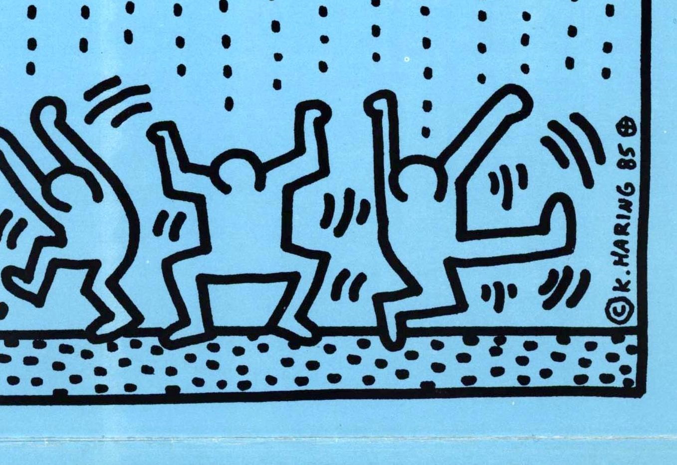 Keith Haring Rain Dance 1985 Keith Haring posters by Keith