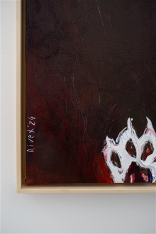 Arctic Wolf - colourful, animal, indigenous, figurative, acrylic on ...