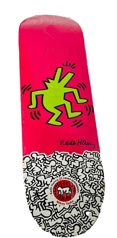 Keith Haring set of 10 skateboard decks by Keith Haring on