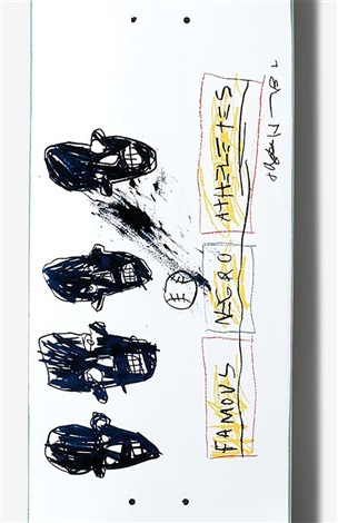 Skateboards Triptych Jean-Michel Basquiat - Untitled (Face), 1982 - The Skateroom · Boutiques de musées