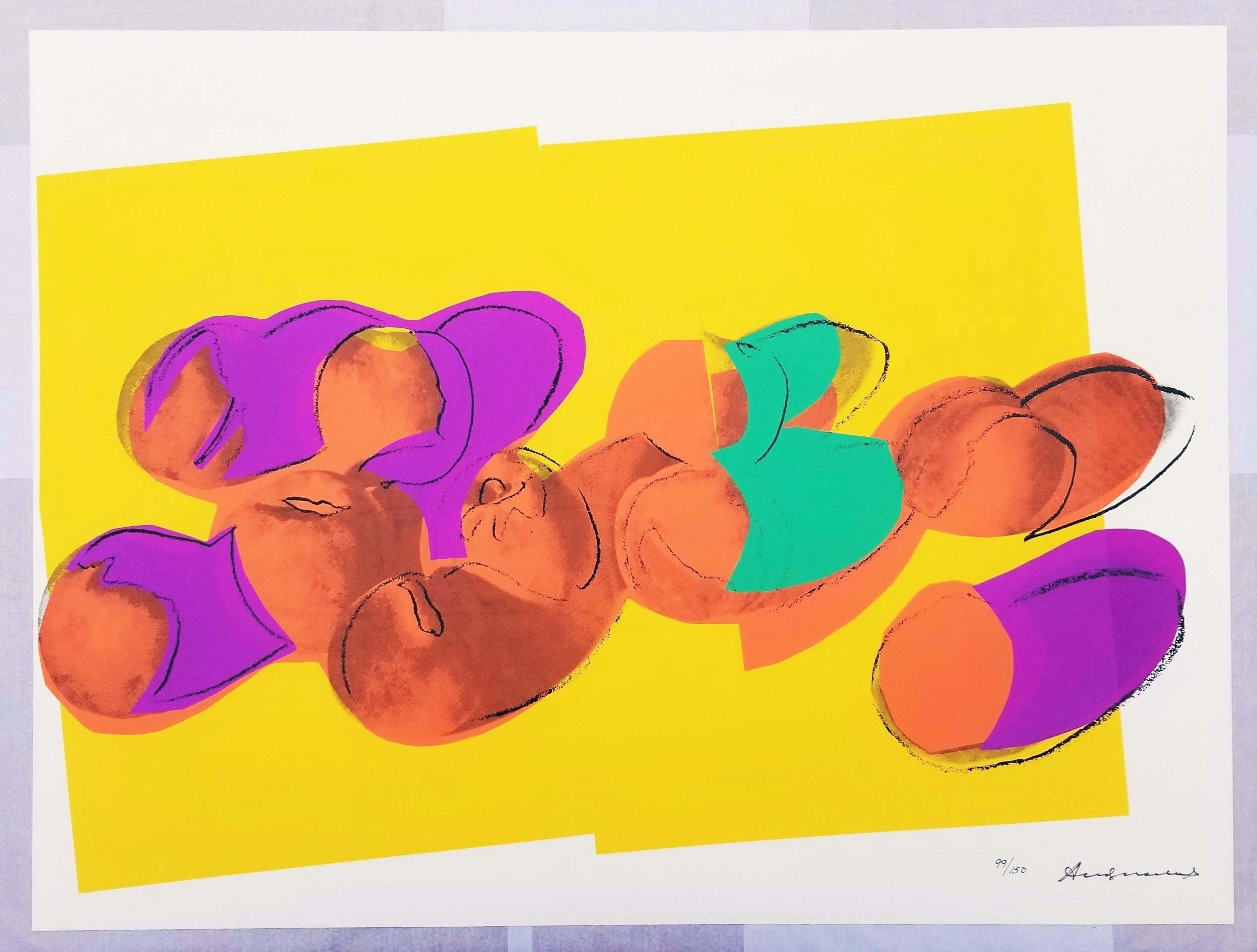 独特な Peaches artnet on Warhol Andy by 絵画