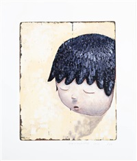 大谷工作室 版画 ED50 さる ぞう 2種セット OTANI WORKSHOPの