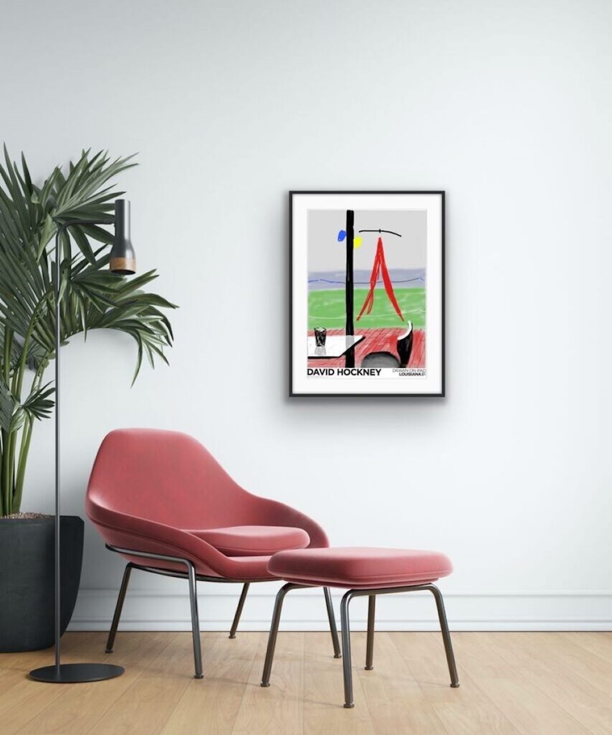 特別額装品/Me Draw on Ipad/デビット ホックニー 特別額装品/Me Draw on Ipad/デビット ホックニー