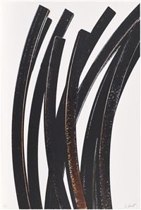 NOIR NOIR ET NOIR by Bernar Venet - 1st HCDJ Marval 1991