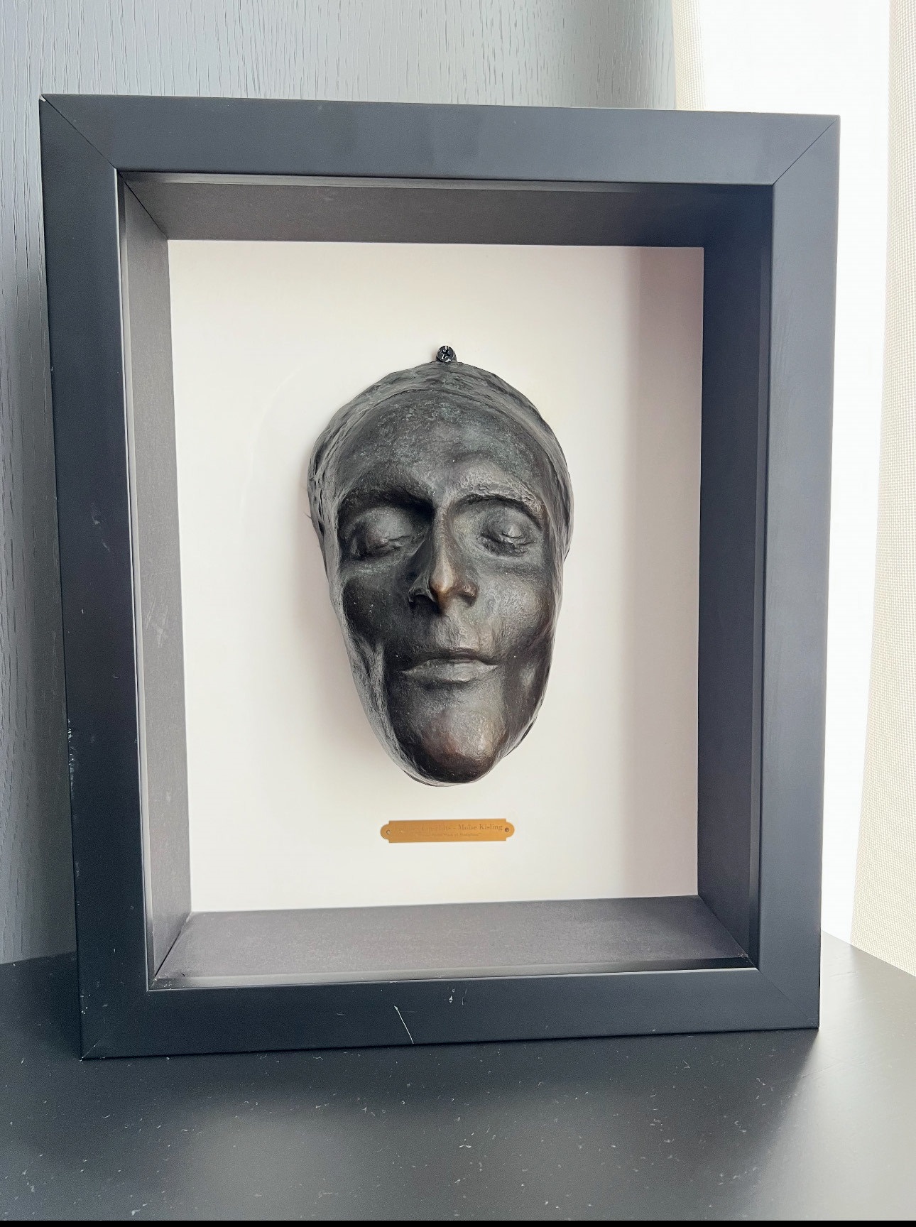 imda2.2　modigli Death Mask of Amedeo Modigliani with Moïse Kisling by Jacques
