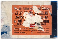 洋書希少）Jacques Villeglé, Flammarion, 2007。 洋書希少）Jacques Villeglé, Flammarion, 2007。