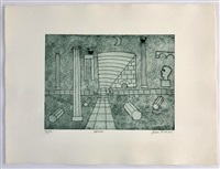 絵画 Julian Trevelyan Aigues Mortes Julian Trevelyan | Artnet