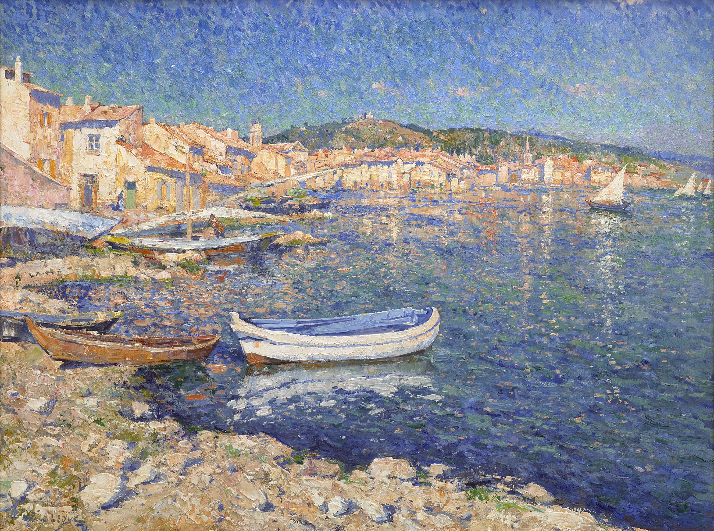アルベール・ルブール、「LES LAVEUSES A PONT-DU-CHATE paul-leduc-martigues,-provence