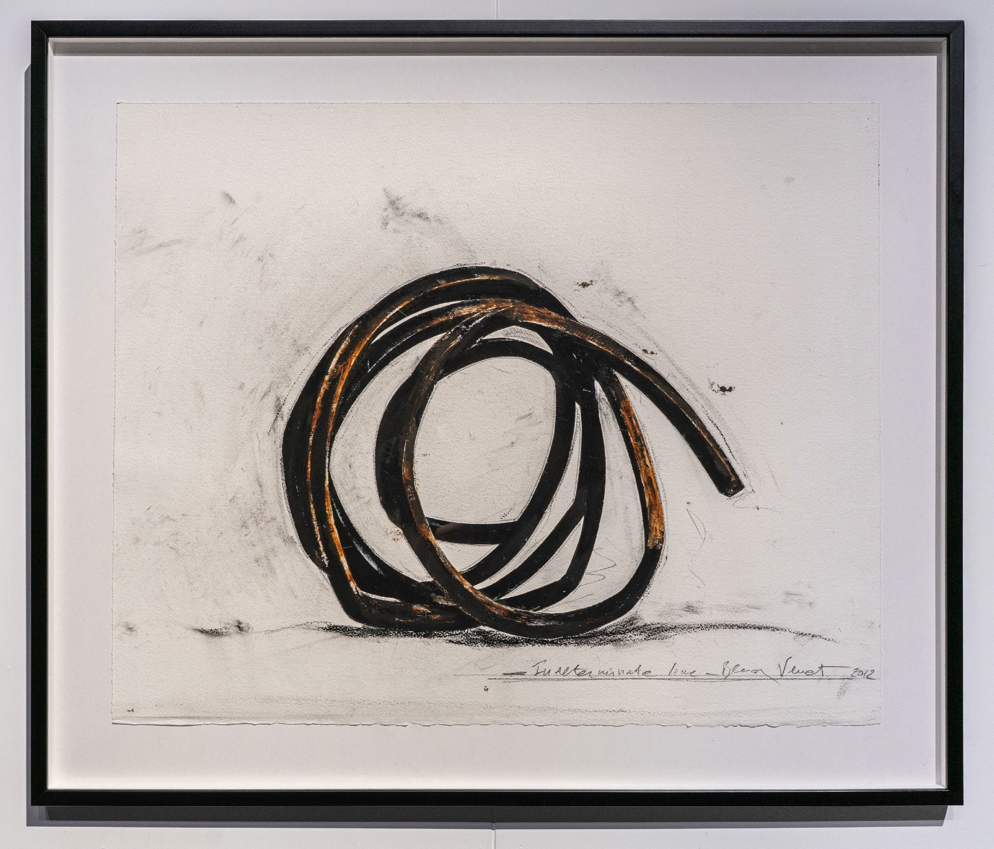 Two Indeterminate Lines by Bernar Venet on artnet