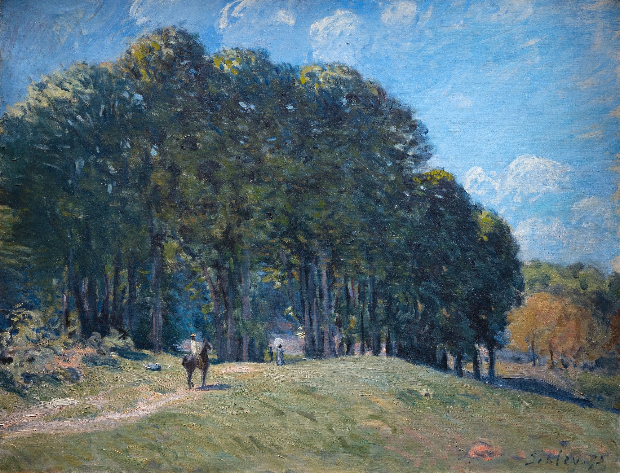 Cavalier en lisière de forêt Horseman on the Edge of the Forest by