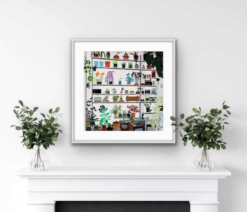 Large Shelf Still Life by Jonas Wood on artnet