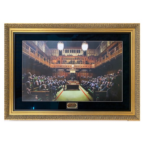Monkey Parliament by Banksy on artnet