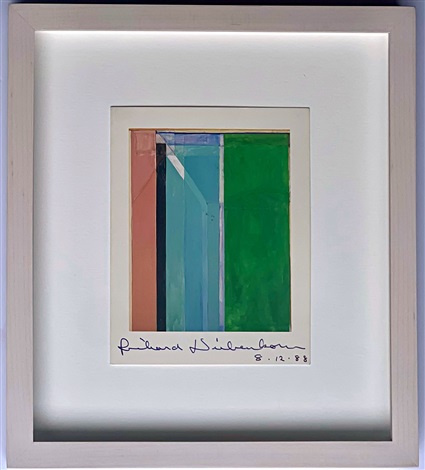 Art Card Richard Diebenkorn, Ocean Park 30 Hand Signed by Richard