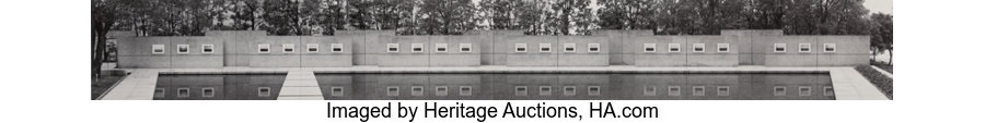 杉本博司　time exposed IBM COURTYARD TOKYO HIROSHI SUGIMOTO TIME EXPOSED LITHOGRAPH - IBM COURTYARD
