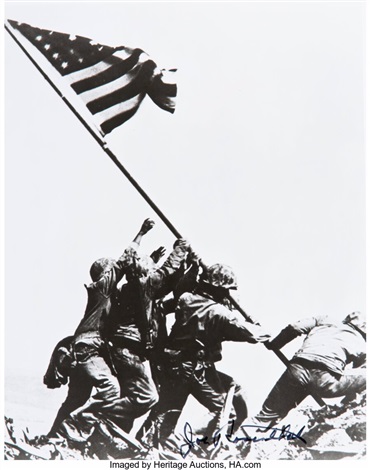 Raising the Flag on Iwo Jima by Joe Rosenthal on artnet Raising the Flag on Iwo Jima by Joe Rosenthal on artnet