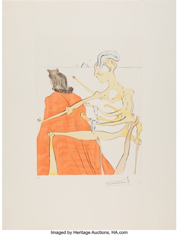 The Divine Back of Gala, from After 50 Years of Surrealism by Salvador