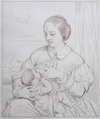Achille Jacques Artnet Devéria Marie Jean DEVERIA ACHILLE ET TWO