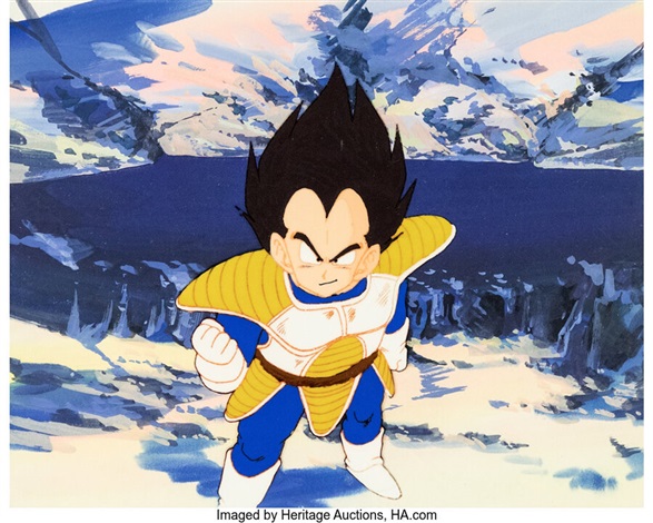 Dragon Ball Z Season 1 Episode 29 Vegeta Production Cel B4 with