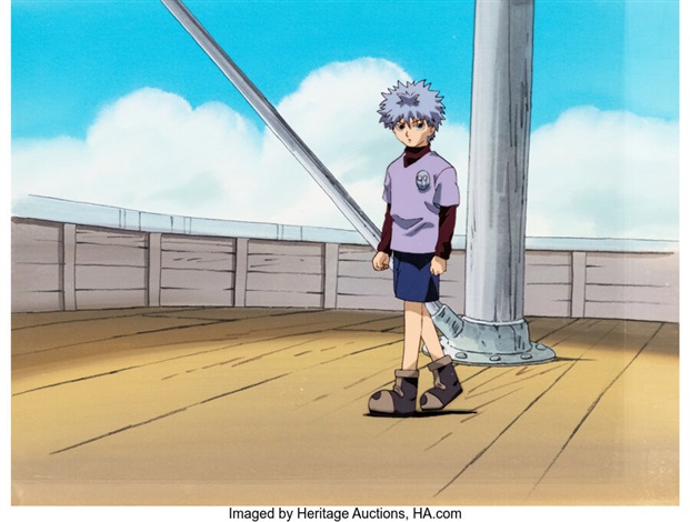 Original Hunter x Hunter Anime Cel, Gon and Killua