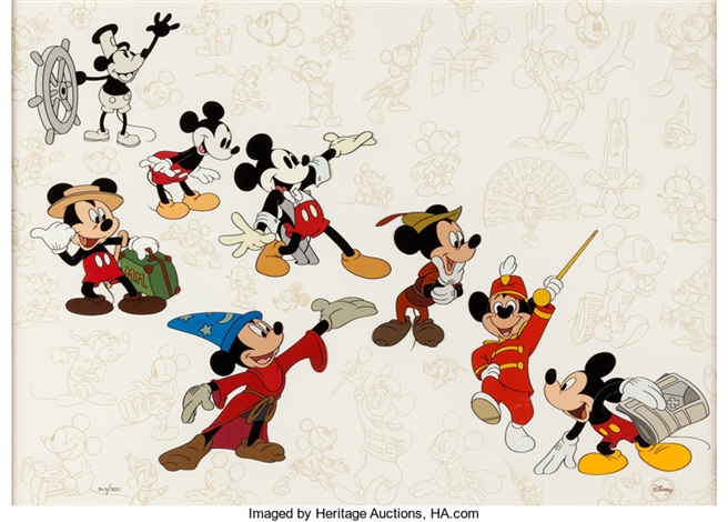 ディズニーセル画 Millennium milestones ディズニー セル画 『Donalds Memory Book』 ｜骨董品買取 緑和堂