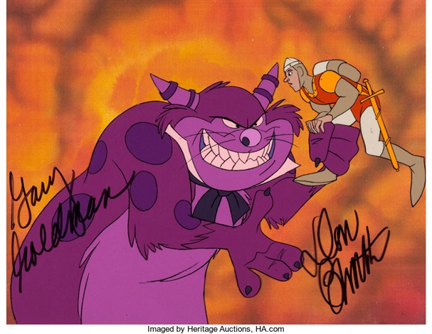 Dragons Lair Dirk Production Cel Signed by Don Bluth and Gary Goldman ...