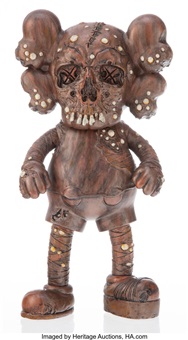 KAWS PUSHEAD フィギュア【ブロンズ】MEDICOM TOY 2005 KAWS x Pushead: Companion (Pushead Version) Deadstock Set of