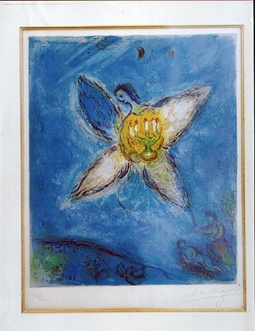 MARC chagaL L ブルーエンジェル Blue Angel by Marc Chagall on artnet