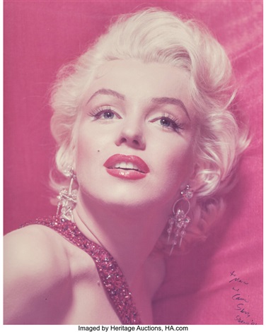 Marilyn Monroe, Glamour Shot by Sam Shaw on artnet