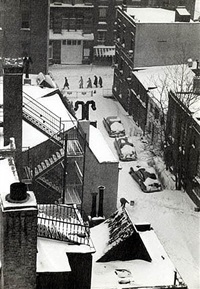 McDougal Alley, Washington Square by André Kertész