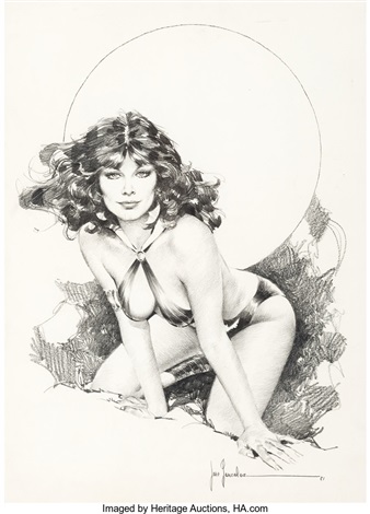 Jose Gonzalez Vampirella 103 Frontis Illustration Original Art