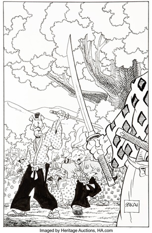 Stan Sakai Usagi Yojimbo 148 Cover Original Art Dark Horse