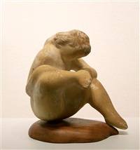 Female Figure Examining Foot, ca. 1930–1935