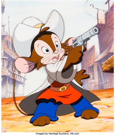 An American Tail Fievel Goes West Fievel Production Cel and Master Painted Production Background Setup Universal, 19 by Universal Cartoon Studios/Amblin on artnet An American Tail Fievel Goes West Fievel Production Cel and Master Painted Production Background Setup Universal, 19 by Universal Cartoon Studios/Amblin on artnet