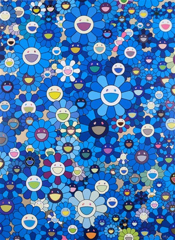 An Homage to IKB, 1957 by Takashi Murakami on artnet