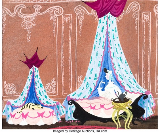 Cinderella Concept Art by Mary Blair Walt Disney, 1950 by Walt Disney ...