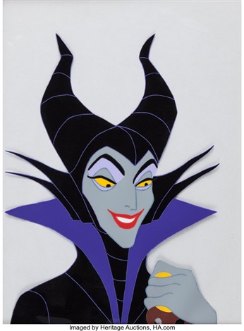 Sleeping Beauty Maleficent Color Model Cel Walt Disney, c. 1959 1970s by  Walt Disney Studios on artnet